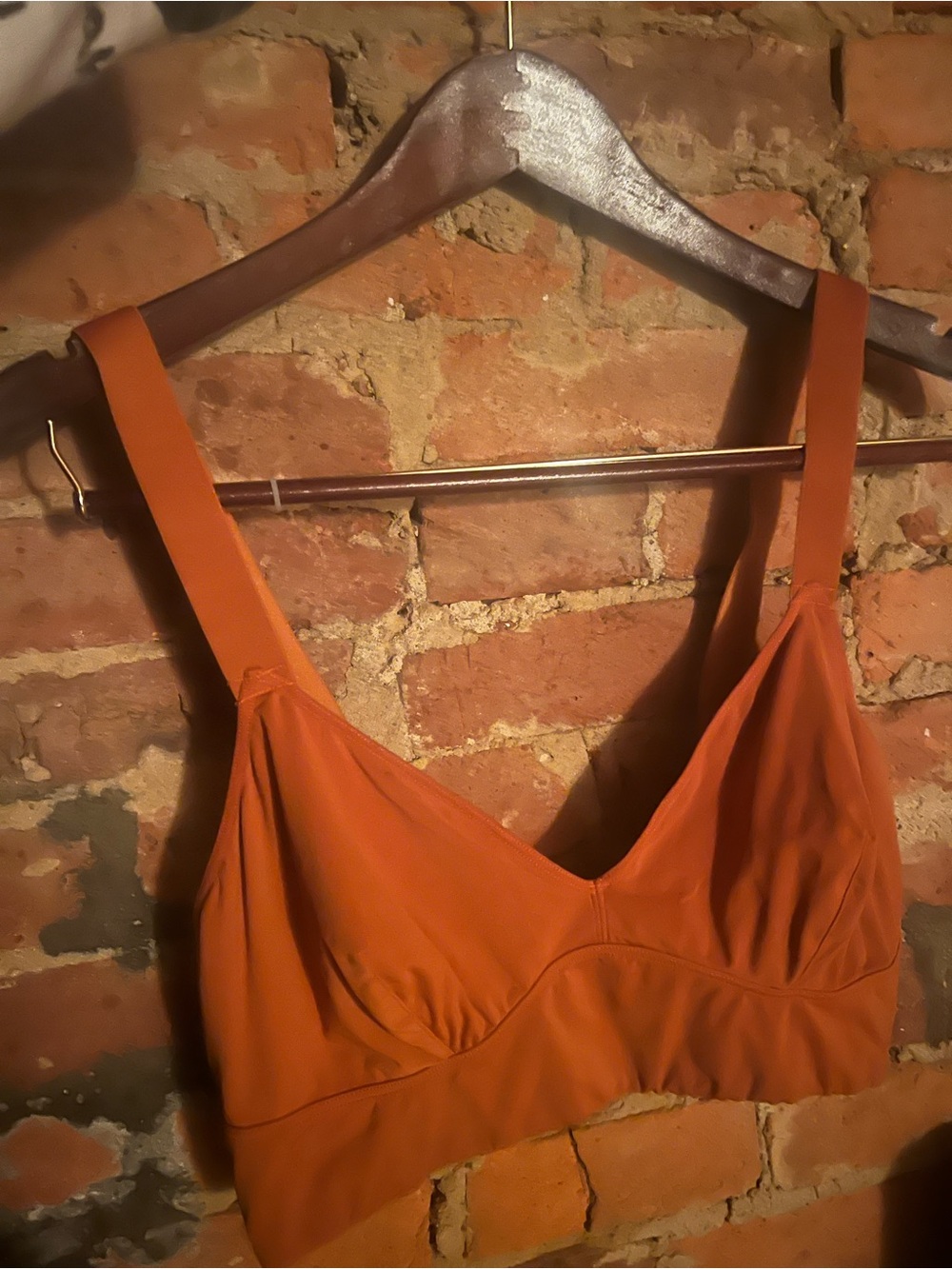 PARADE Seamless Wireless Bralette in Burnt Orange